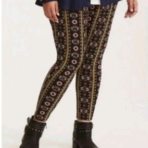 TORRID Geometric Print Leggings Plus Size 2